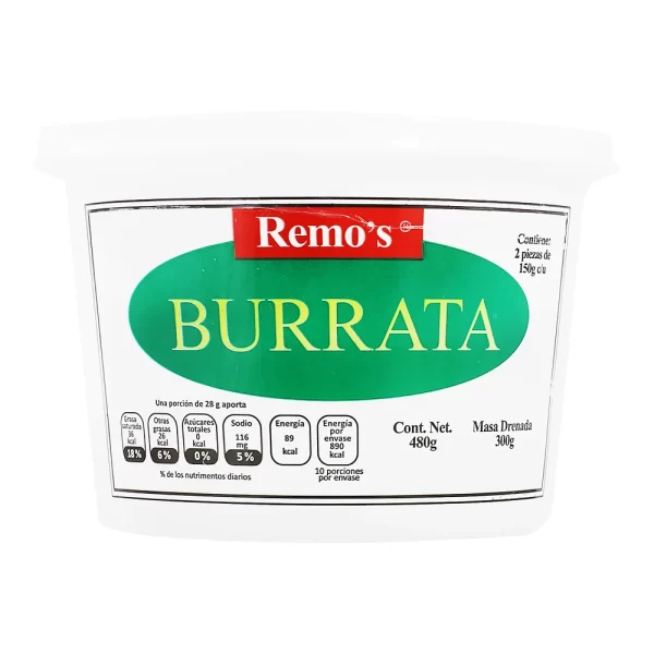 Precio queso burrata artesanal